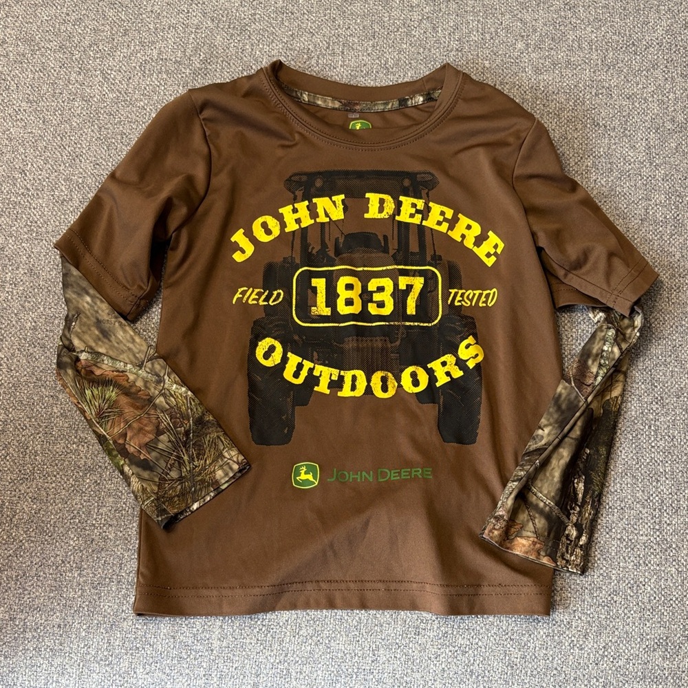 John Deere Boys Dri Fit Top